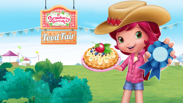 Jogando jogo de fazer bolos da Moranguinho - Bake Shop Playing Bake Shop  from Strawberry Shortcake 