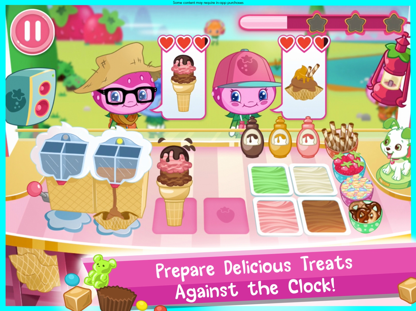 Strawberry Shortcake Ice Cream Island by Budge Budge Studios—Mobile